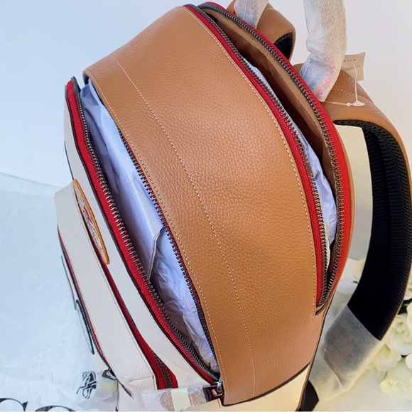 NWT Coach West Backpack With Patches cj512 - Picture 9 of 11